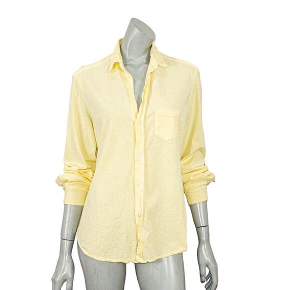 Frank & Eileen Tee Lab Button up HJ Shirt Yellow Cotton Size small - Picture 1 of 8